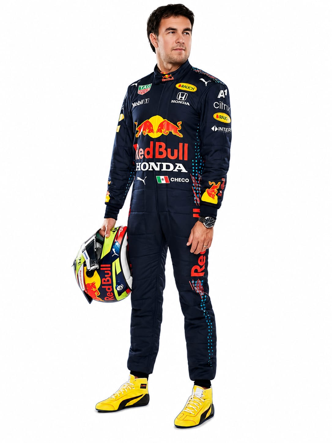 Sergio Perez Red Bull 2021 F1 Race Suit