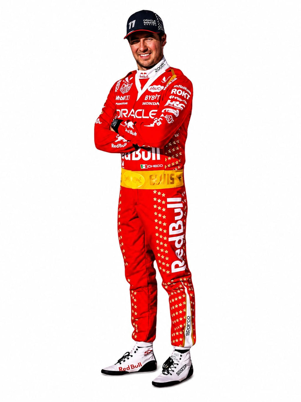 Sergio Perez Red Bull 2023 Las Vegas Grand Prix F1 Race Suit