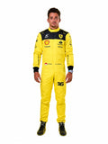 2022 Ferrari Charles Leclerc Yellow F1 Racing Suit | Premium Motorsport Racewear