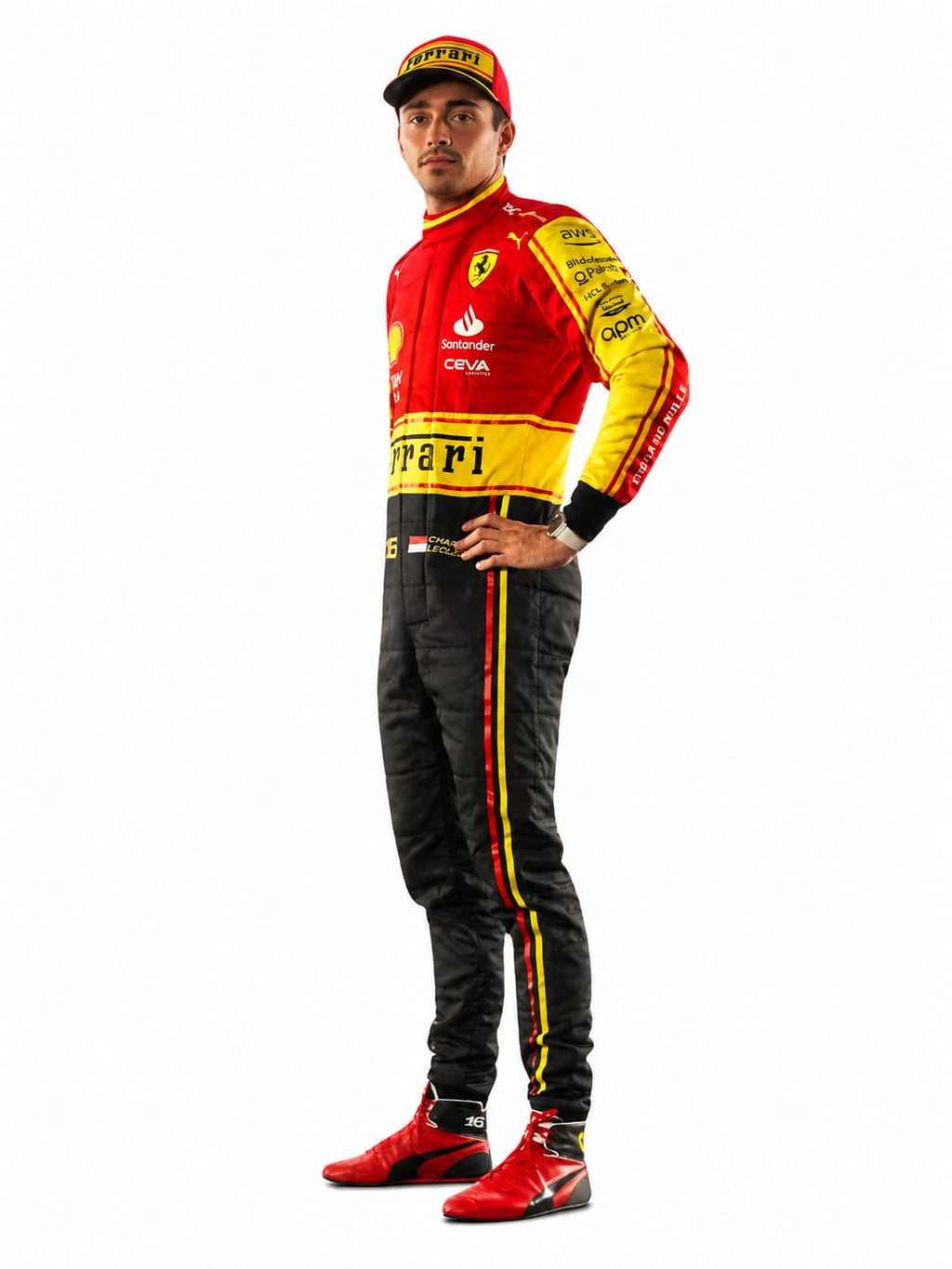 Charles Leclerc Ferrari 2023 Monaco GP F1 Racing Suit