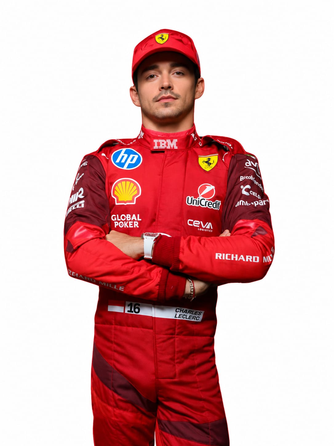 Charles Leclerc Ferrari 2025 Las Vegas GP F1 Racing Suite