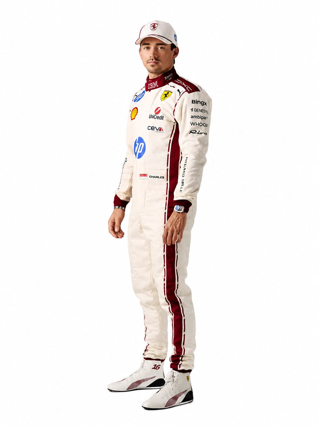 Charles Leclerc Ferrari 2026 Monaco GP F1 Racing Suite