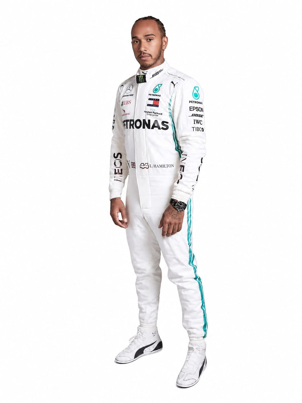 Lewis Hamilton Mercedes AMG Petronas 2019 F1 Racing Suit Replica