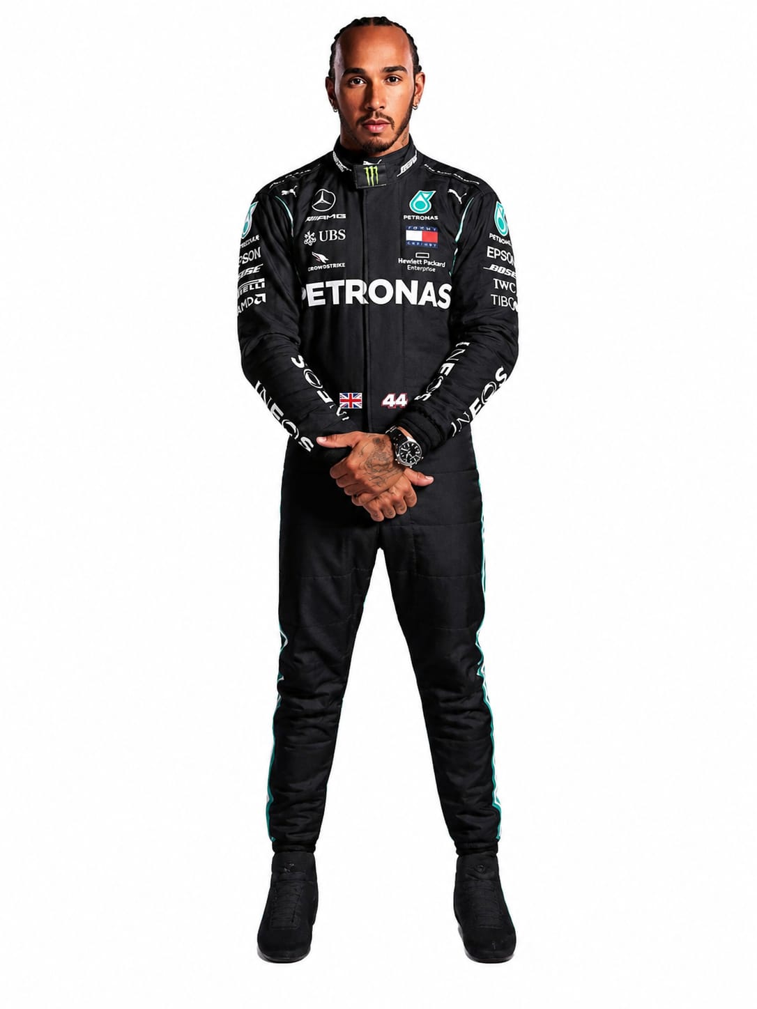 Lewis Hamilton Mercedes-AMG Petronas 2021 Formula 1 Racing Suit | Premium Replica F1 Driver Racewear
