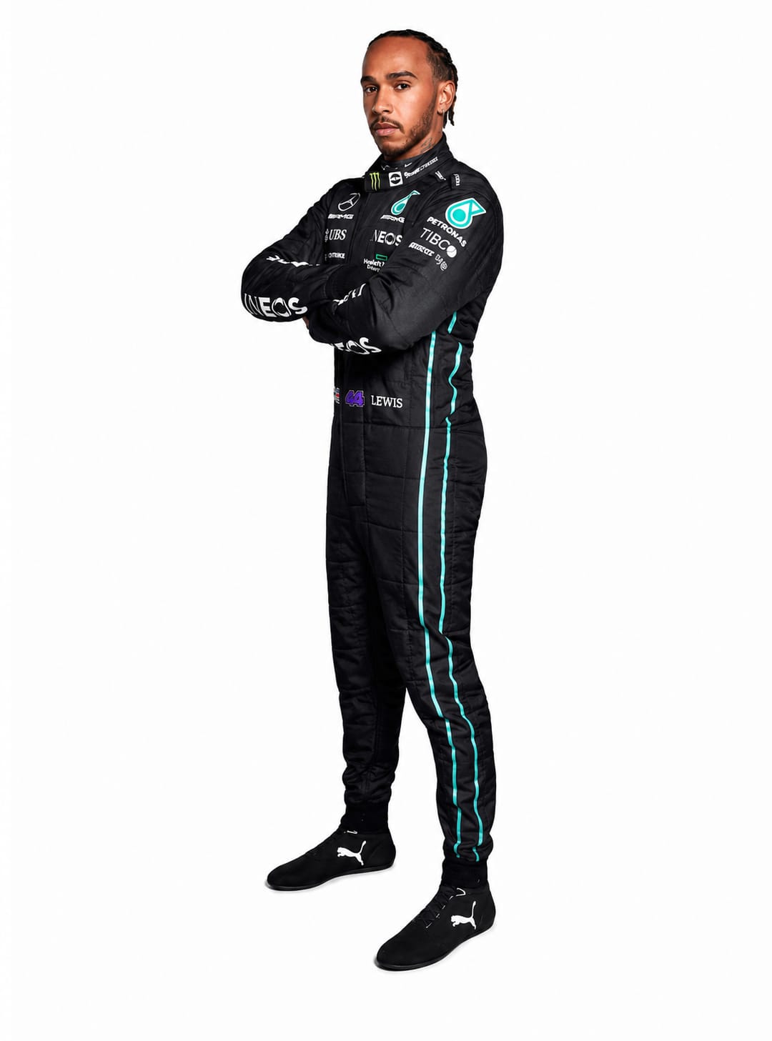 Lewis Hamilton Mercedes-AMG Petronas 2022 Formula 1 Racing Suit | Premium Replica F1 Driver Racewear
