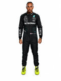 Lewis Hamilton Mercedes-AMG Petronas 2024 Formula 1 Racing Suit | Premium Replica F1 Driver Racewear