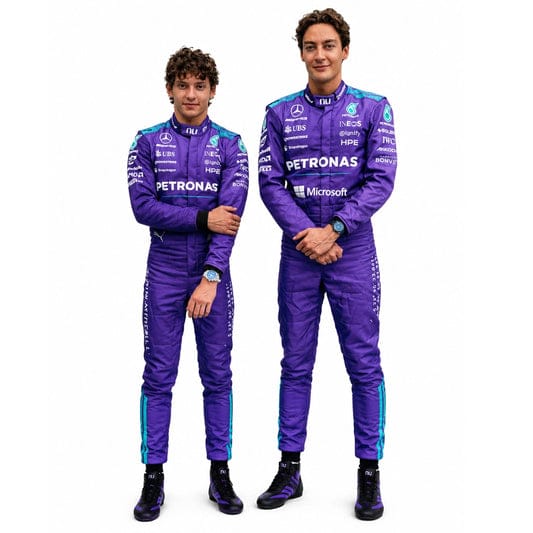 George Russell Mercedes-AMG Petronas 2026 Miami GP Formula 1 Racing Suit | Premium F1 Driver Replica Racewear