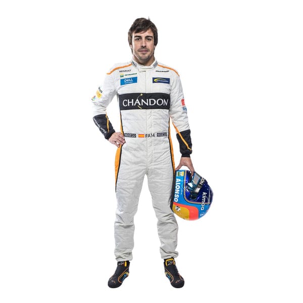 Fernando Alonso 2018 McLaren Formula 1 Racing Suit – Premium Replica Motorsport Race Suit