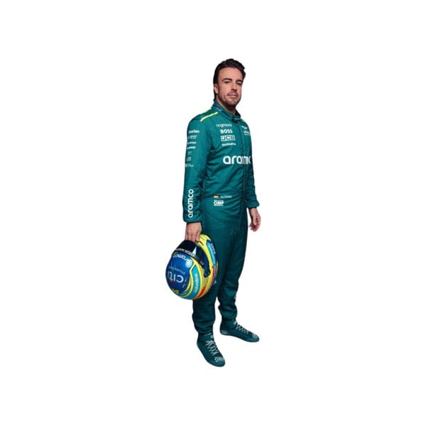 Fernando Alonso 2024 Aston Martin Aramco Formula One Team F1 Racing Suit – Premium Replica Motorsport Race Suit