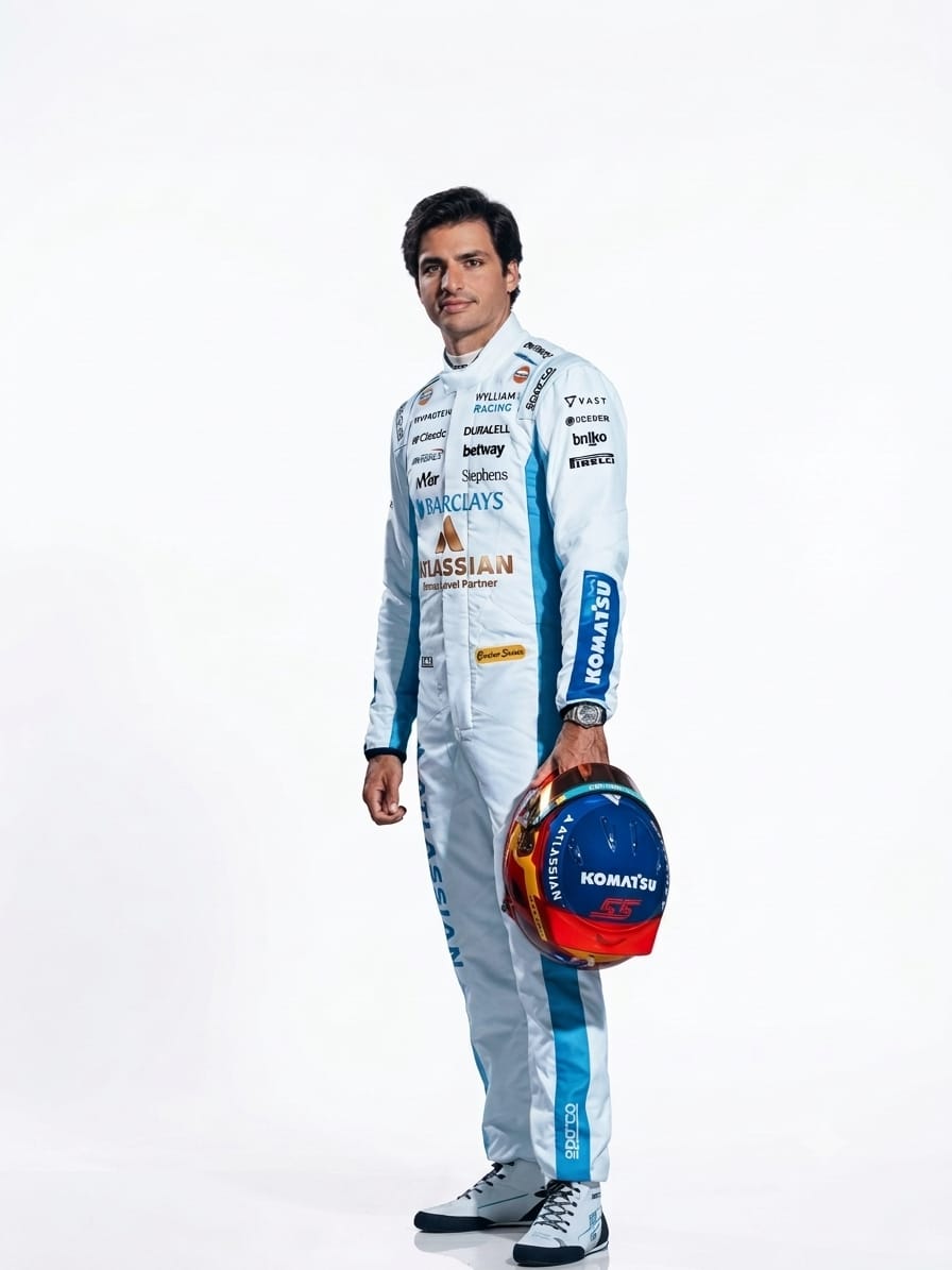Carlos Sainz Williams 2026 Racing Suit | BronzeWears