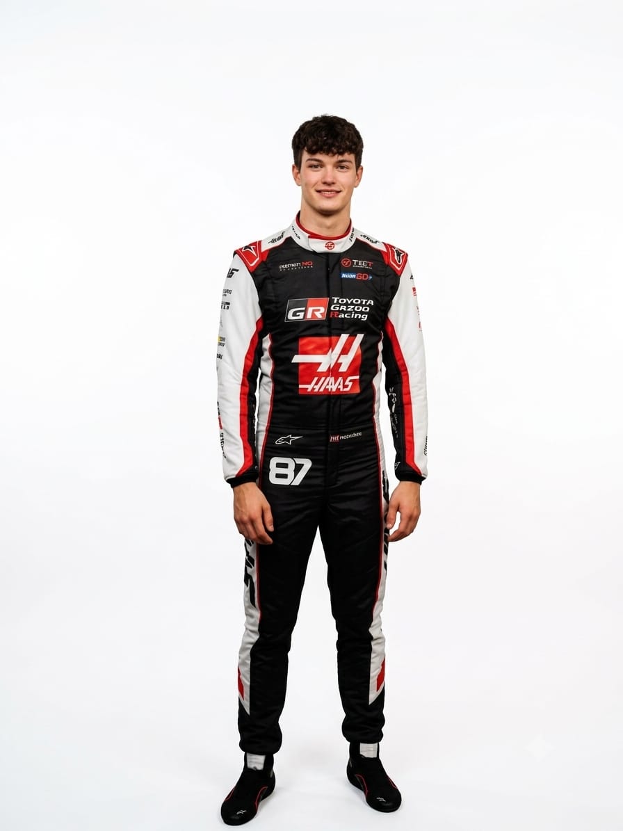 2026 Haas Oliver Bearman F1 Suit Replica | BronzeWears