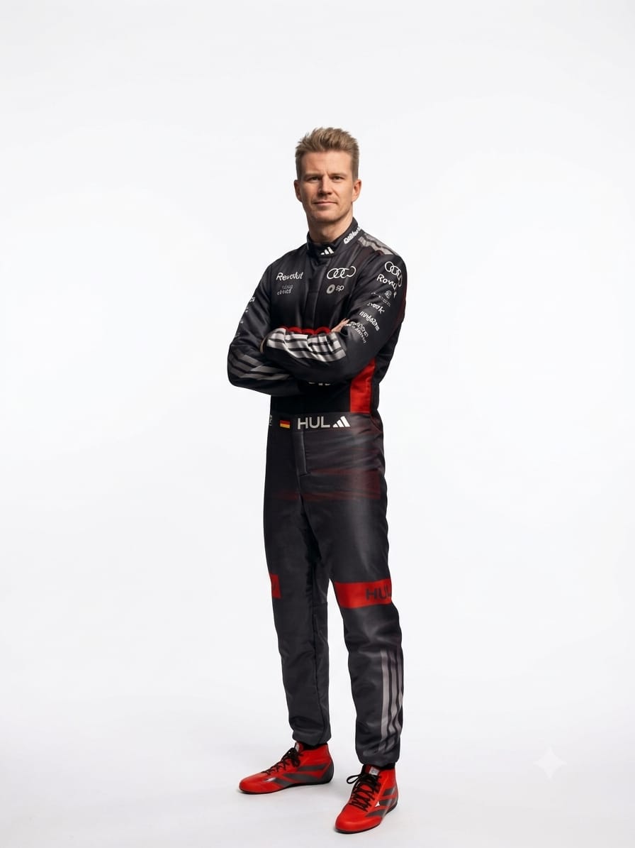 2026 Audi Nico Hulkenberg F1 Racing Suit Replica | BronzeWears