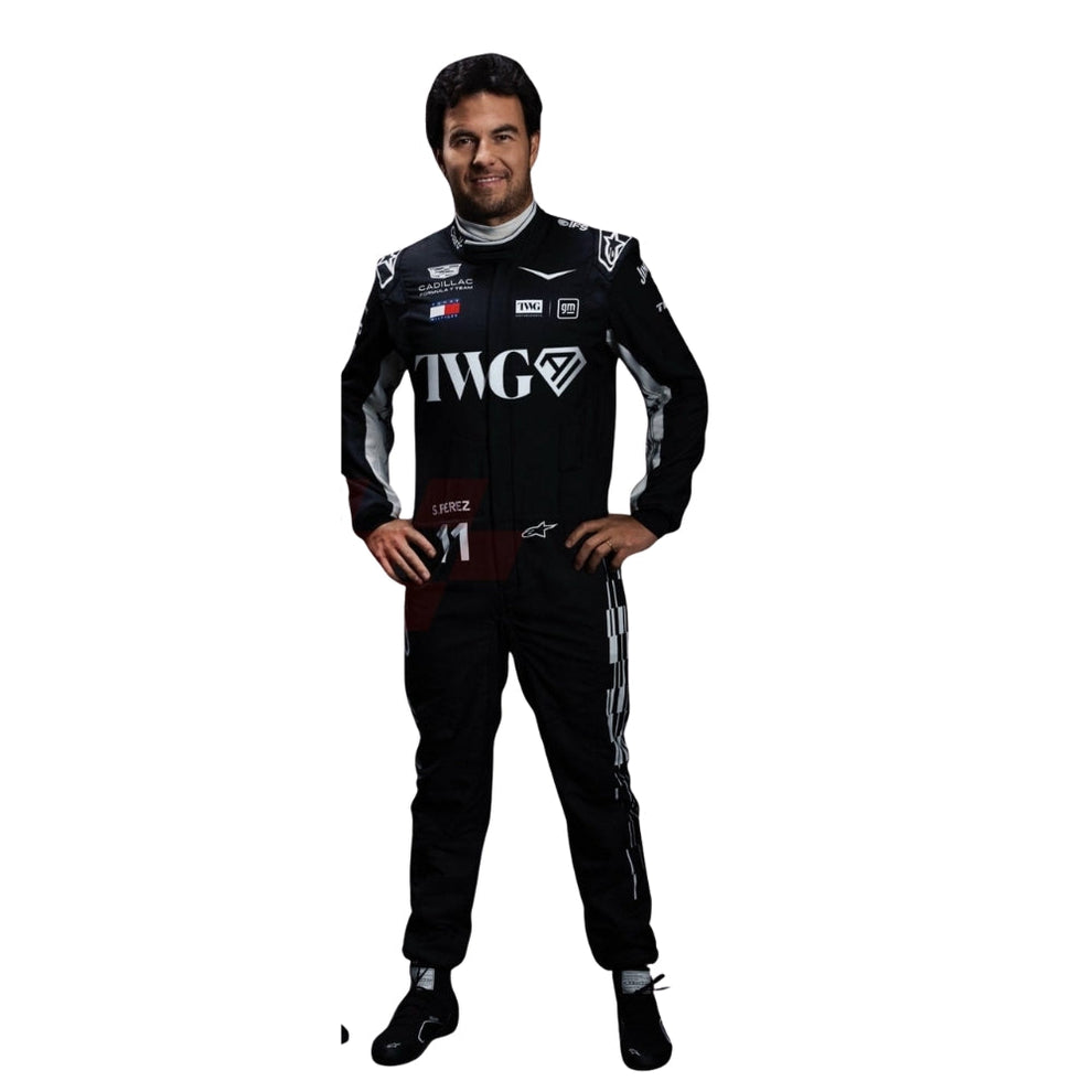 2026 Cadillac Sergio Perez F1 Racing Suit Replica | BronzeWears