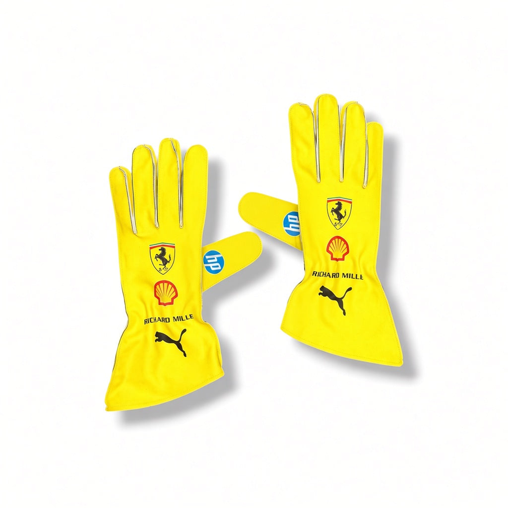 2026 Ferrari Hamilton Silverstone Gloves Replica | BronzeWears