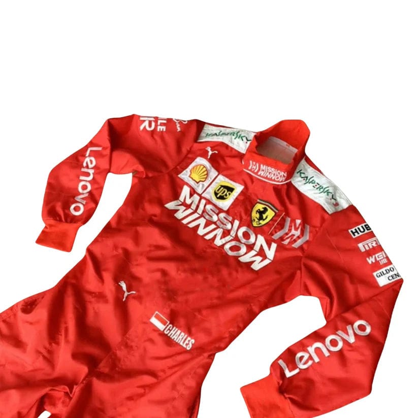 2019 Ferrari Inspired F1 Racing Suit  Premium Motorsport Karting Suit