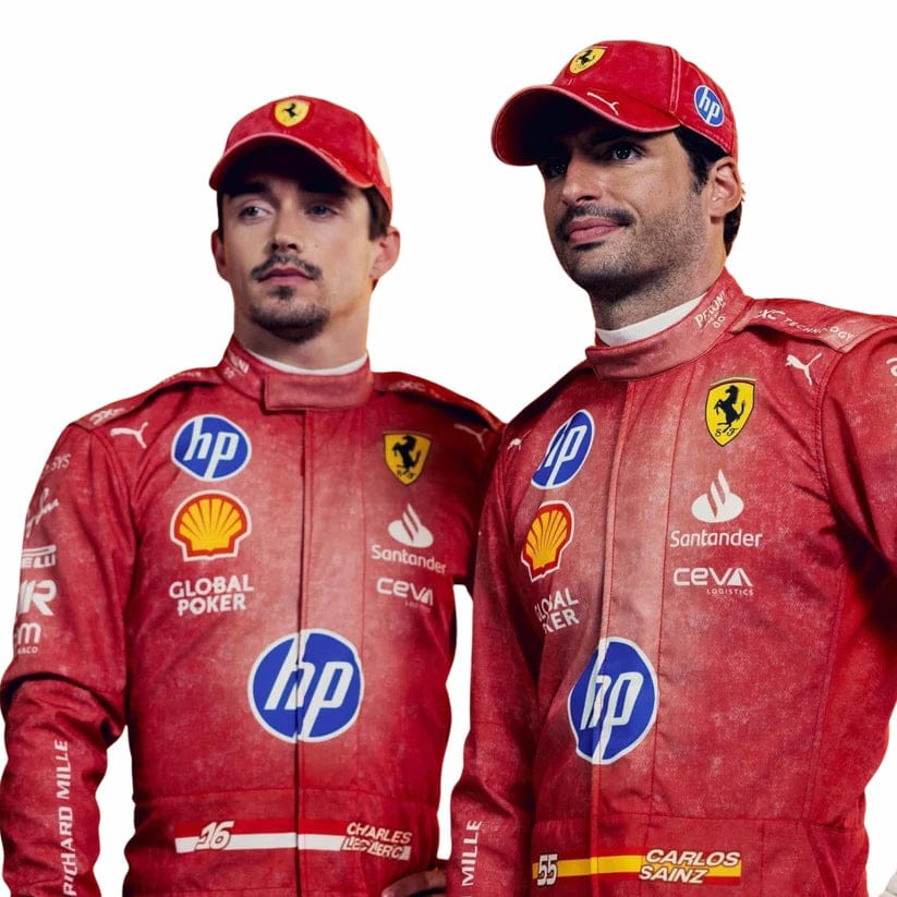 Charles Leclerc Ferrari 2024 Las Vegas GP F1 Racing Suit