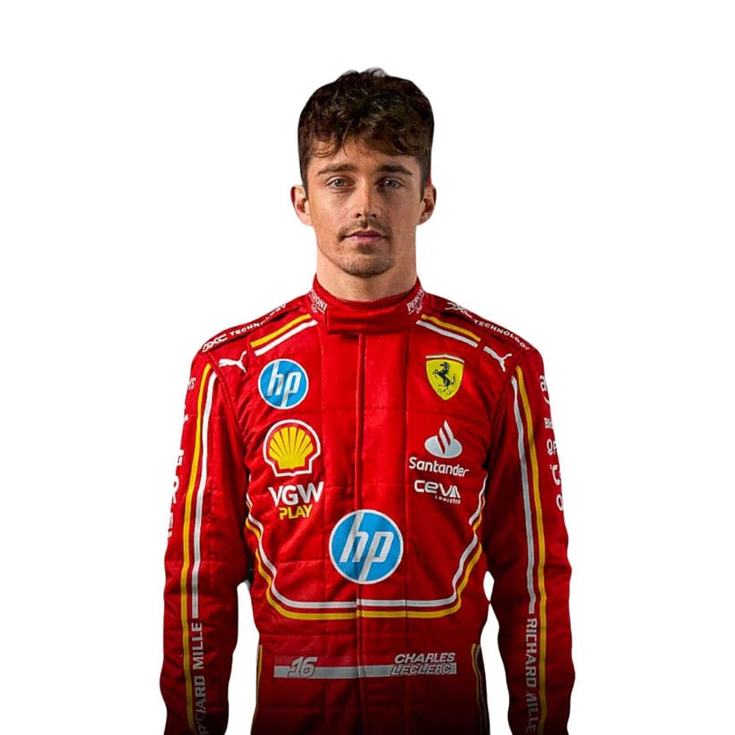 Charles Leclerc Ferrari 2024 Hp Monaco GP F1 Racing Suit
