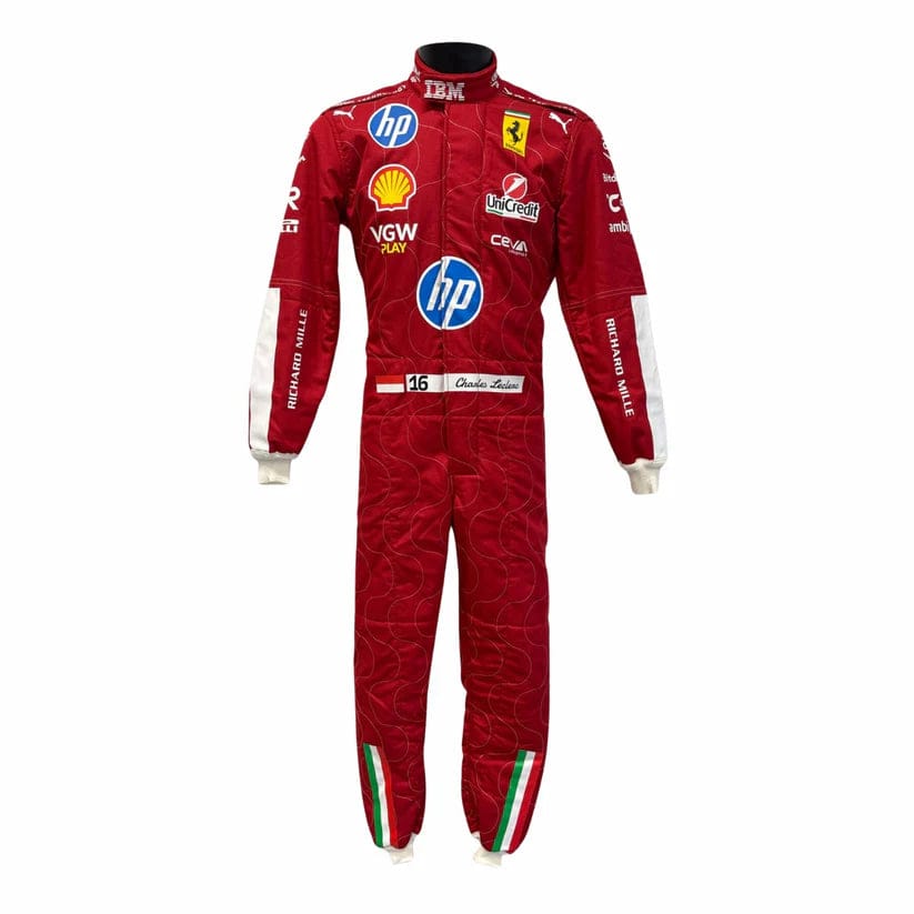 Charles Leclerc Ferrari 2025 Monza GP F1 Racing Suite