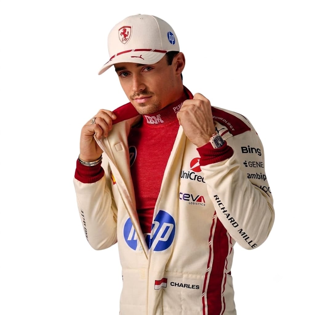 Charles Leclerc Ferrari 2026 Monaco GP F1 Racing Suite