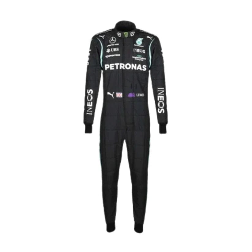 Lewis Hamilton Mercedes-AMG Petronas 2021 Formula 1 Racing Suit | Premium Replica F1 Driver Racewear