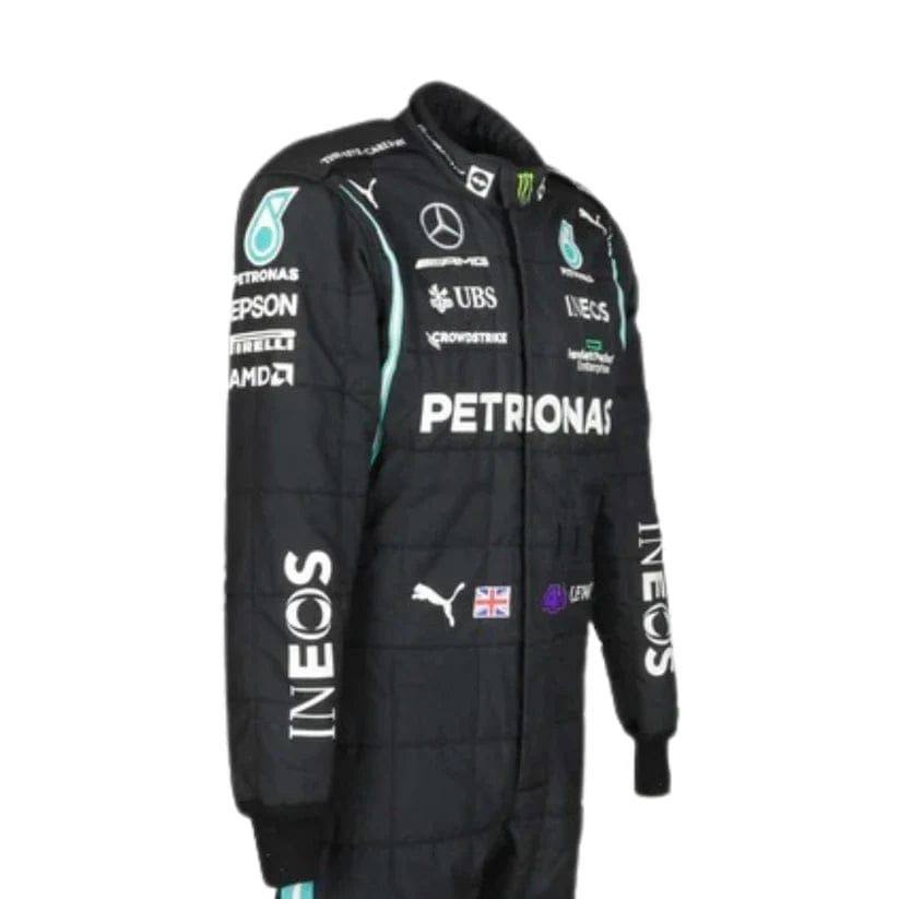 Lewis Hamilton Mercedes-AMG Petronas 2021 Formula 1 Racing Suit | Premium Replica F1 Driver Racewear