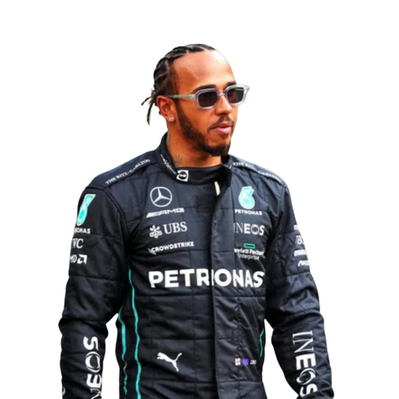 Lewis Hamilton Mercedes-AMG Petronas 2022 Formula 1 Racing Suit | Premium Replica F1 Driver Racewear
