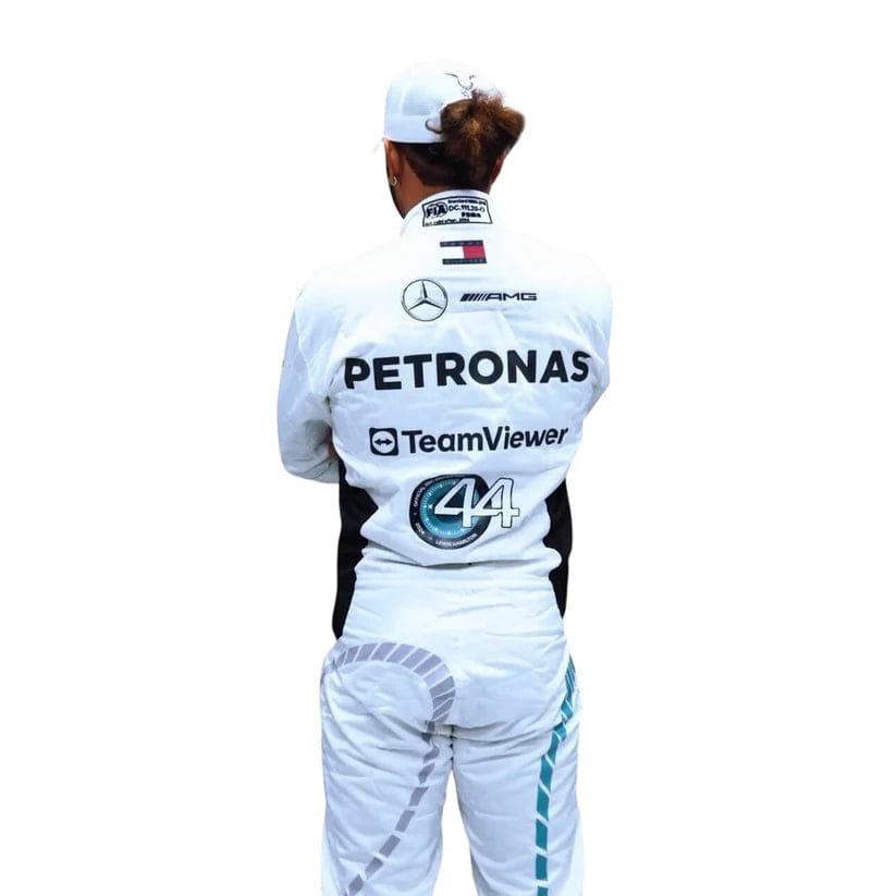 Lewis Hamilton Mercedes-AMG Petronas 2024 Qatar Grand Prix Formula 1 Racing Suit | Premium Replica F1 Driver Racewear