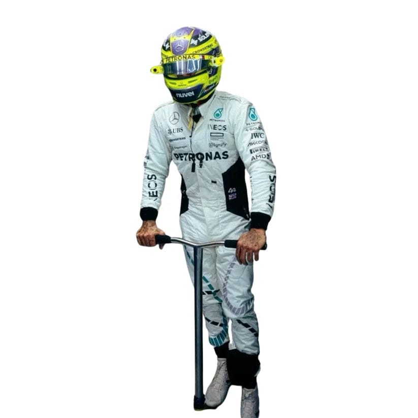 Lewis Hamilton Mercedes-AMG Petronas 2024 Qatar Grand Prix Formula 1 Racing Suit | Premium Replica F1 Driver Racewear