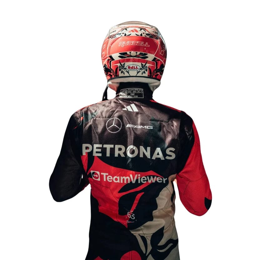 George Russell Mercedes-AMG Petronas 2025 Miami Grand Prix Formula 1 Racing Suit – Premium F1 Driver Race Suit Replica