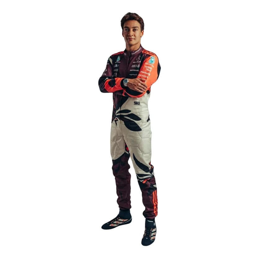 George Russell Mercedes-AMG Petronas 2025 Miami Grand Prix Formula 1 Racing Suit – Premium F1 Driver Race Suit Replica