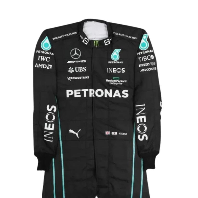 George Russell Mercedes 2022 Formula 1 Racing Suit – Official F1 Driver Replica Race Suit