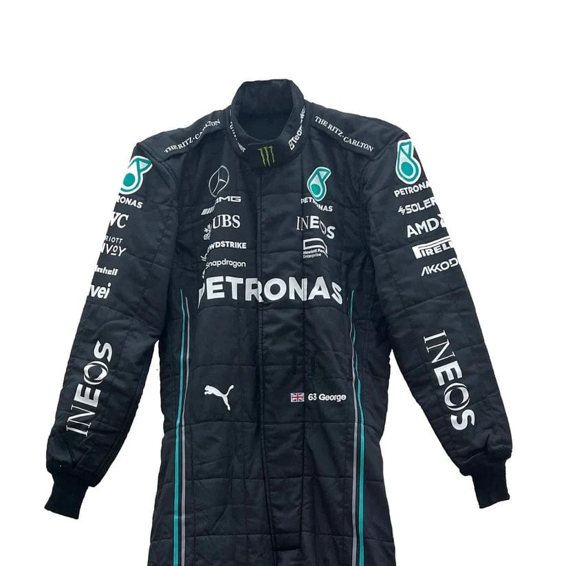 George Russell Mercedes-AMG Petronas 2023 F1 Racing Suit – Premium Formula 1 Racing Suit