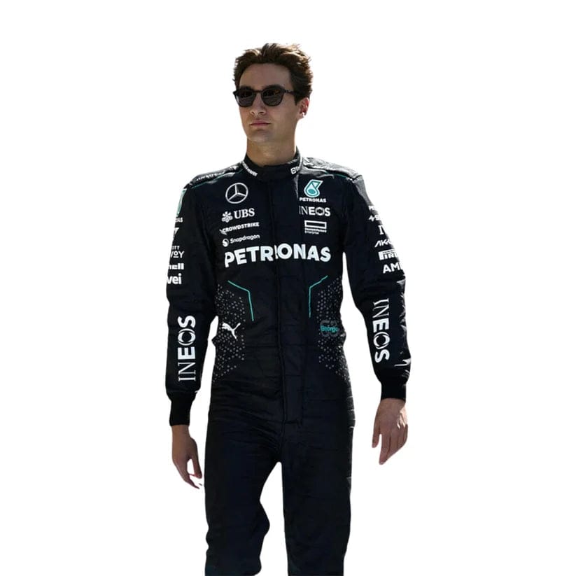 George Russell Mercedes-AMG Petronas 2024 F1 Racing Suit – Premium Formula 1 Race Suit