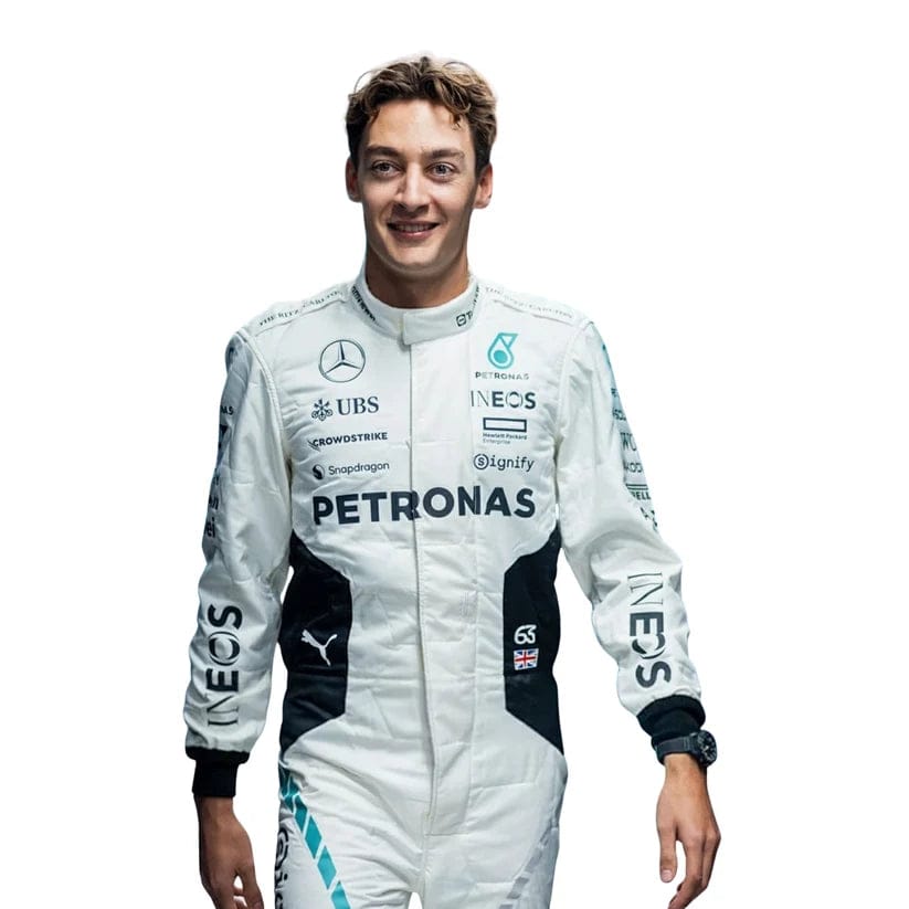 George Russell Mercedes-AMG Petronas 2024 Qatar Grand Prix F1 Racing Suit – Premium Formula 1 Race Suit