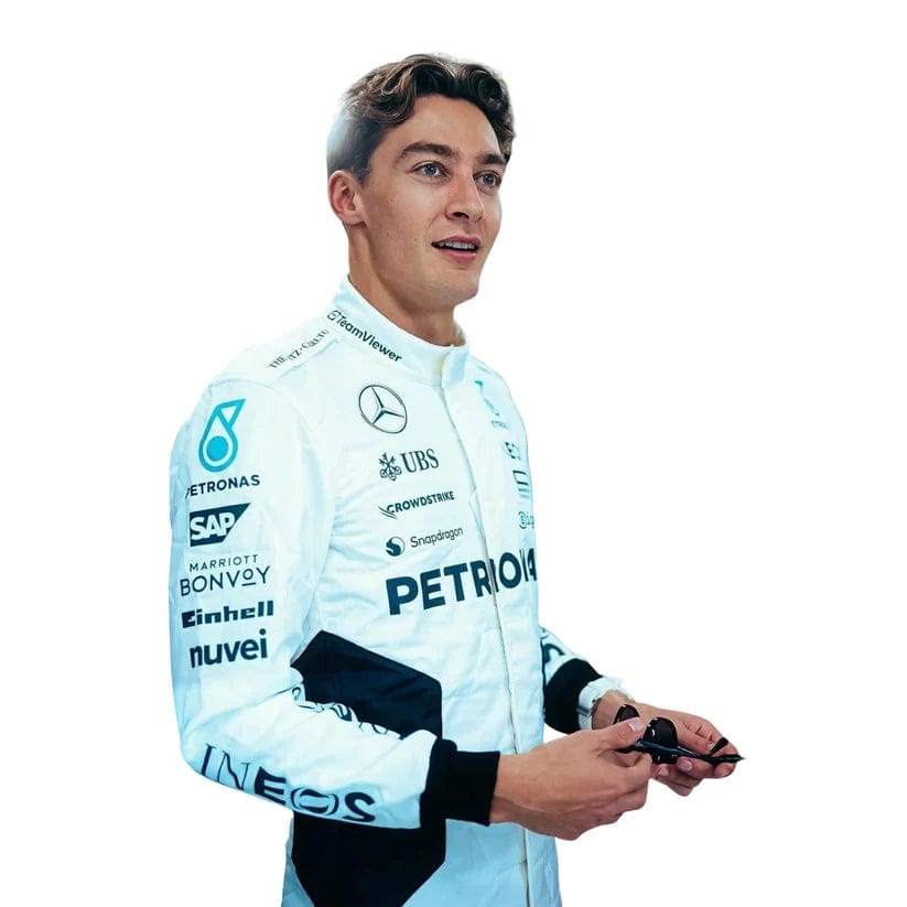 George Russell Mercedes-AMG Petronas 2024 Qatar Grand Prix F1 Racing Suit – Premium Formula 1 Race Suit