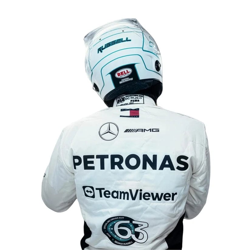 George Russell Mercedes-AMG Petronas 2024 Qatar Grand Prix F1 Racing Suit – Premium Formula 1 Race Suit