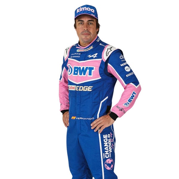 Fernando Alonso 2022 Alpine F1 Racing Suit | Premium Formula 1 Race Suit | Custom Motorsport Replica