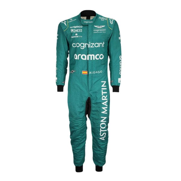 Fernando Alonso 2023 Miami GP Aston Martin Aramco F1 Racing Suit – Premium Replica Race Suit | Formula 1 Racing Apparel