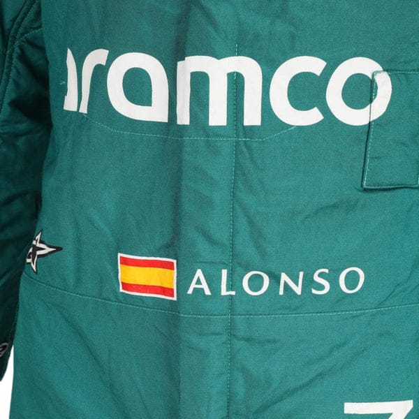 Fernando Alonso 2023 Miami GP Aston Martin Aramco F1 Racing Suit – Premium Replica Race Suit | Formula 1 Racing Apparel