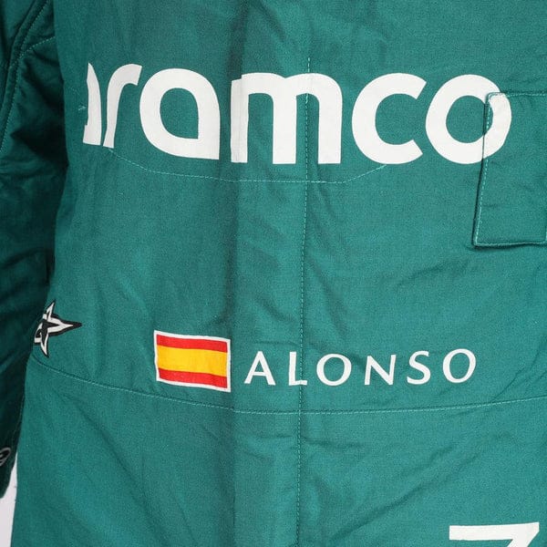 Fernando Alonso 2023 Miami GP Aston Martin Aramco F1 Racing Suit – Premium Replica Race Suit | Formula 1 Racing Apparel