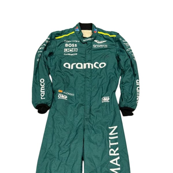 Fernando Alonso 2024 Aston Martin Aramco Formula One Team F1 Racing Suit – Premium Replica Motorsport Race Suit