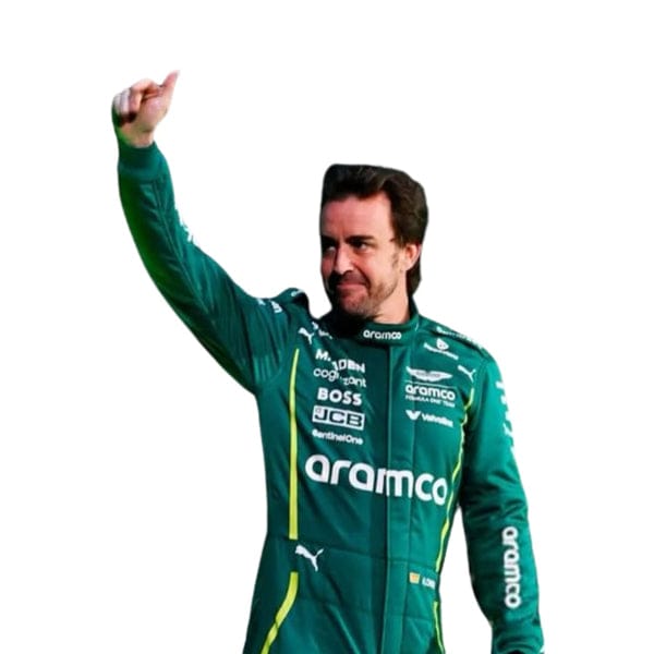 Fernando Alonso 2025 Aston Martin Aramco Formula One Team F1 Racing Suit – Premium Replica Motorsport Race Suit