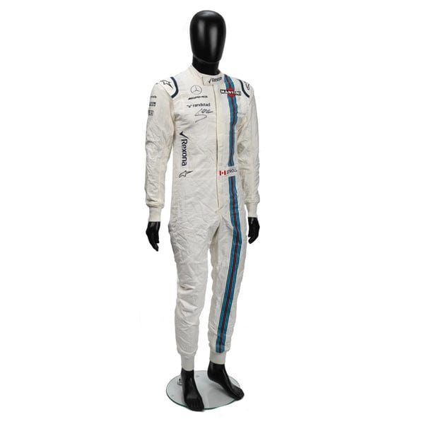 Lance Stroll 2017 GRAND PRIX F1 Racing Suit Team Williams Martini