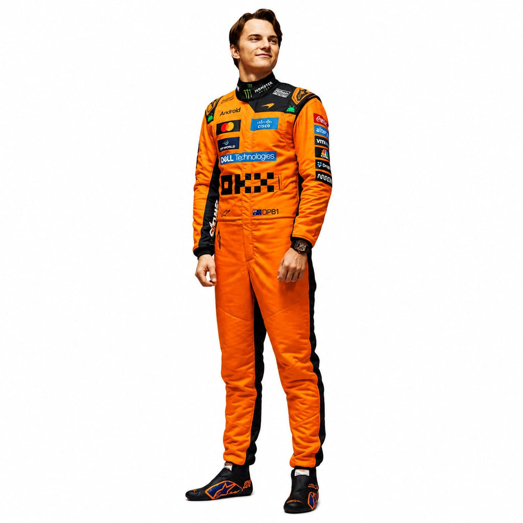 Oscar Piastri 2026 F1 Racing Suit – Premium Motorsport Apparel