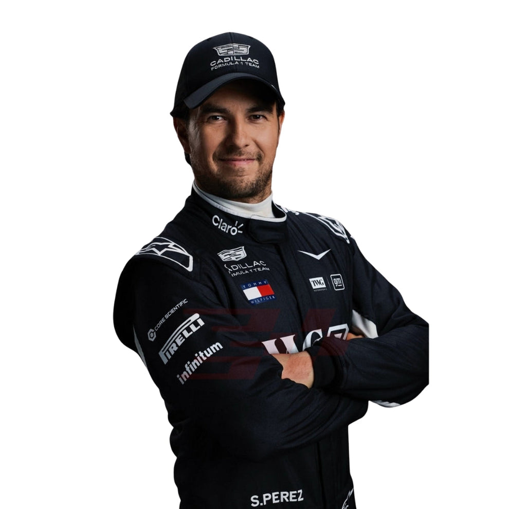 2026 Cadillac Sergio Perez F1 Racing Suit Replica | BronzeWears