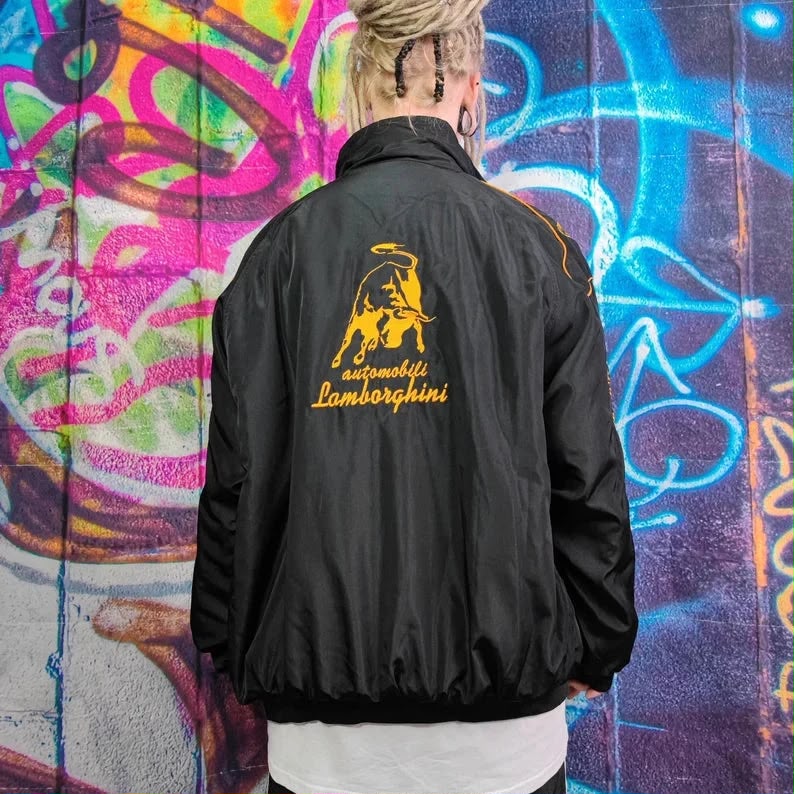 Lamborghini Formula 1 Style Racing Jacket | Retro F1 Streetwear
