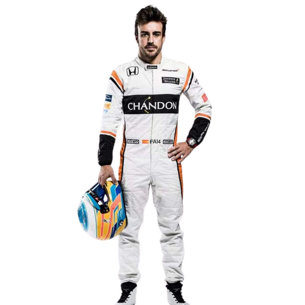 Fernando Alonso 2017 Formula 1 Racing Suit – Premium Replica Motorsport Race Suit